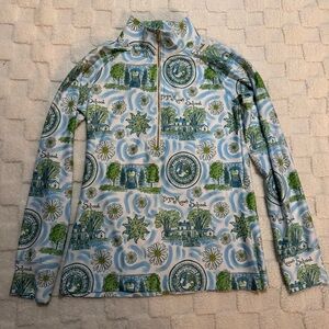 Bryn Mawr School Logo Long Sleeve Quarter Zip Jacket, Kaeli Smith, Women X-Small